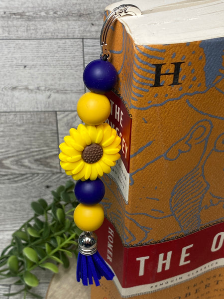 Sunflower - Silicone Beaded Bookmarks