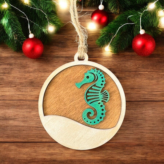 Seahorse Christmas Ornament