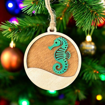 Seahorse Christmas Ornament