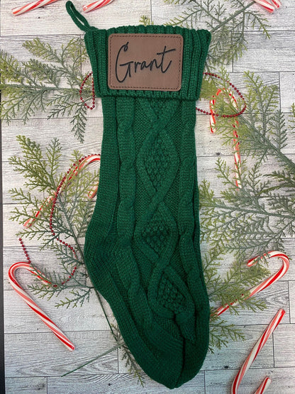 Stocking with Custom Patch