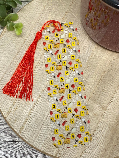 Bookmark With Tassel - Crime Scene