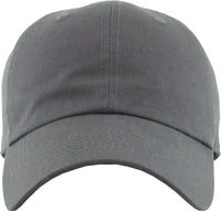 Classic Low Profile Cap- Gray - You Choose Patch