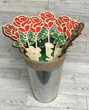 Valentine Wooden Rose