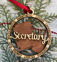 Education Series Ornaments - (each)