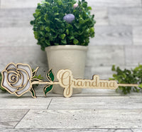 Wooden Rose - Mother’s Day