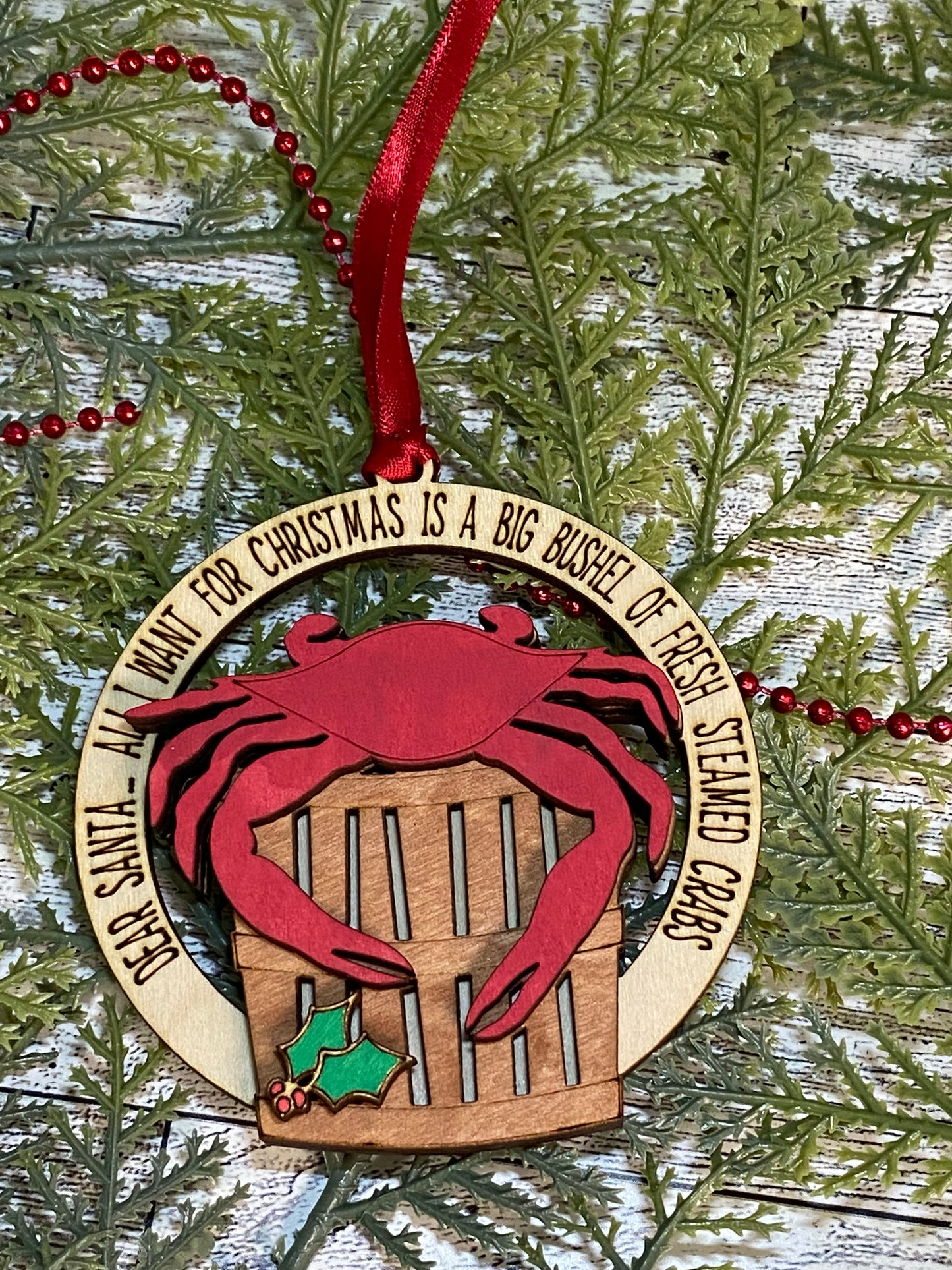 Bushel Of Crabs Ornament