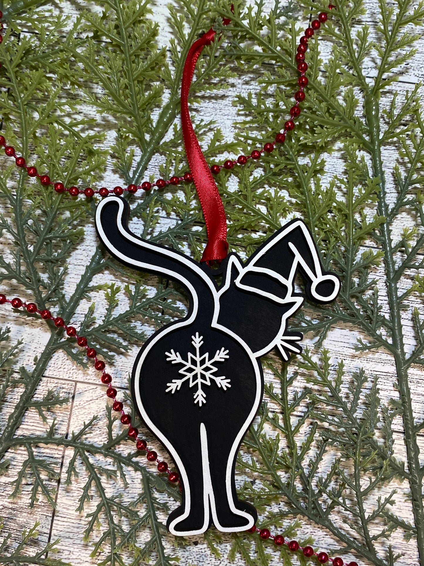 Holiday Kitty Ornament