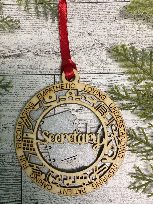 Education Series - Secretary Ornament