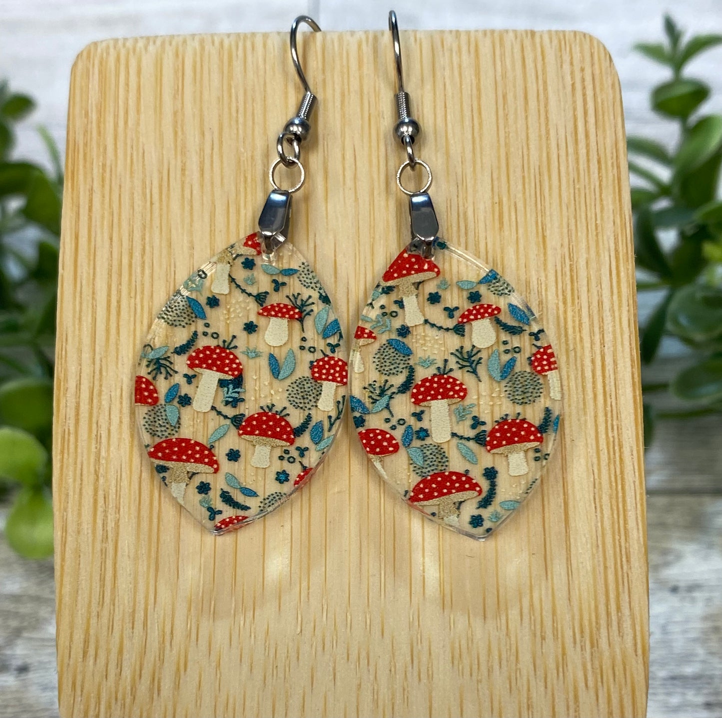 Mushroom Earrings