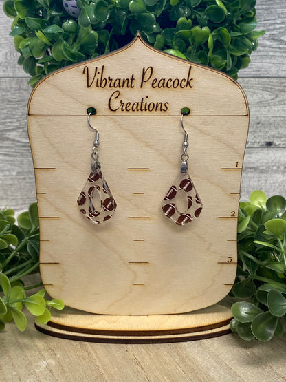 Football Earrings