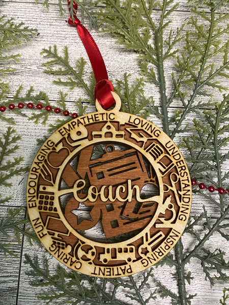 Education Series - Coach Ornament