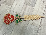 Valentine Wooden Rose