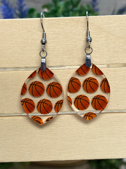 Basketball Earrings - Style 2