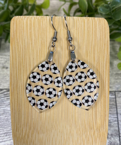 Soccer Earrings