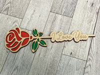 Valentine Wooden Rose