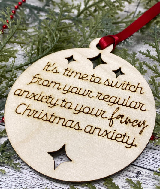 Christmas Anxiety Ornament